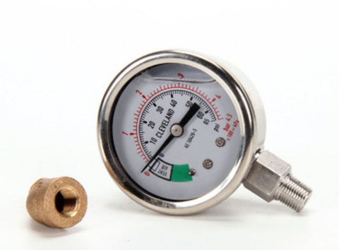 KE000714-4 CLEVELAND PRESSURE GAUGE REPLACES KE50429-3