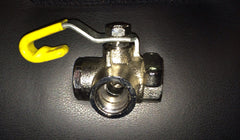 45755 GILES VALVE, 3-WAY, 1/2NPT, NICKEL PLATED