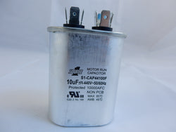 S1-CAP44100F SOURCE ONE SINGLE RUN CAPACITOR 10uF/440V