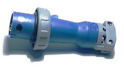 320P6W HUBBELL WATERTIGHT PIN & SLEEVE PLUG, 20A-250VAC 2-POLE 3-WIRE