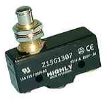 30-1307 PHILMORE HEAVY DUTY SNAP ACTION SWITCH WITH PLUNGER